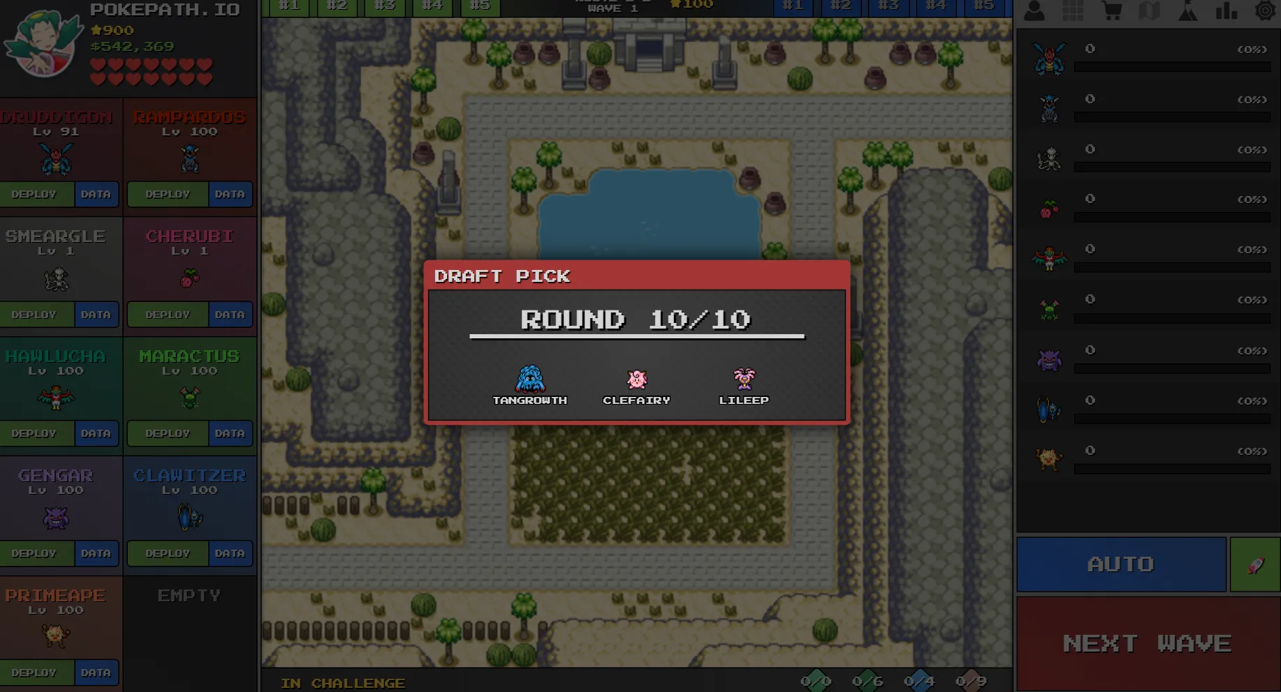 PokéPath TD Draft Pick Mode
