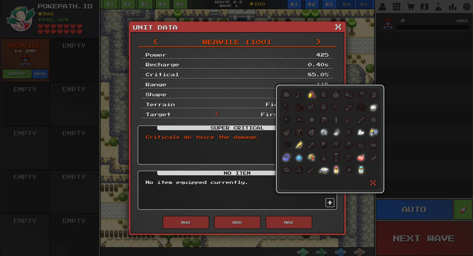 How to equip items on Pokémon