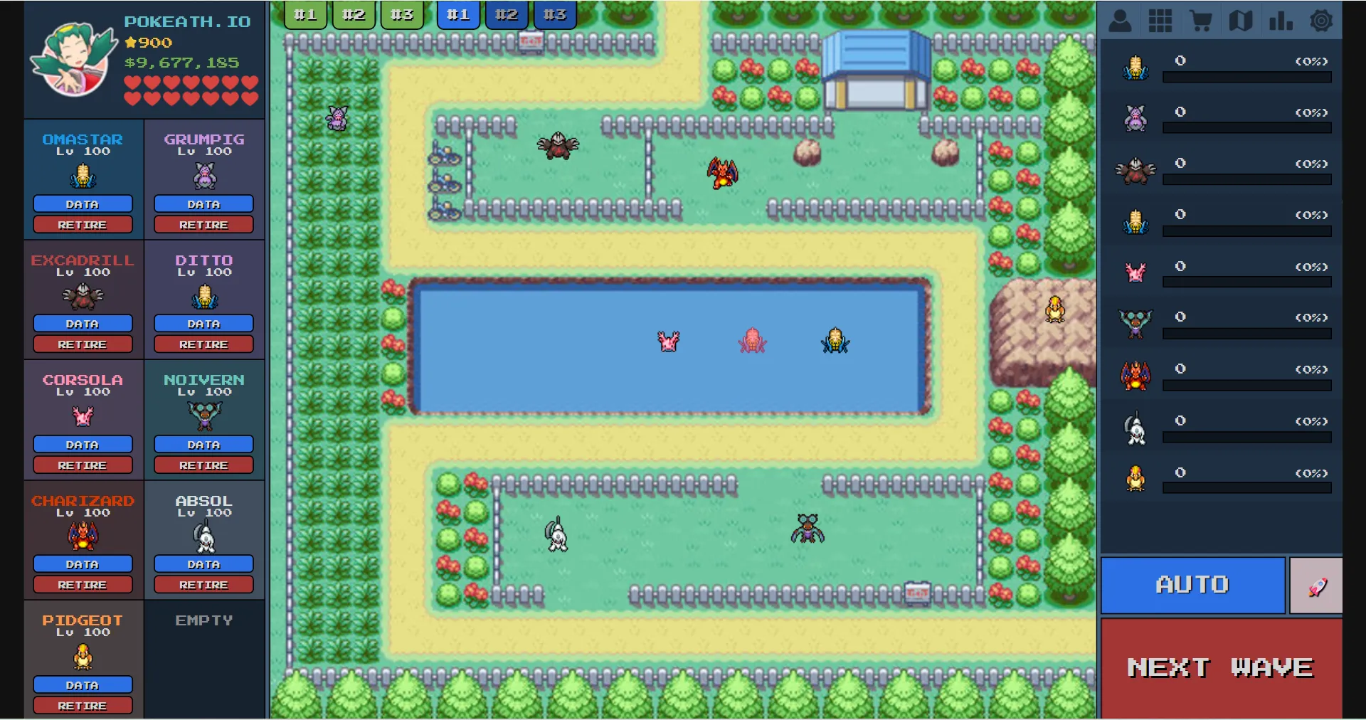 Route 1-1 No-Damage Team Setup