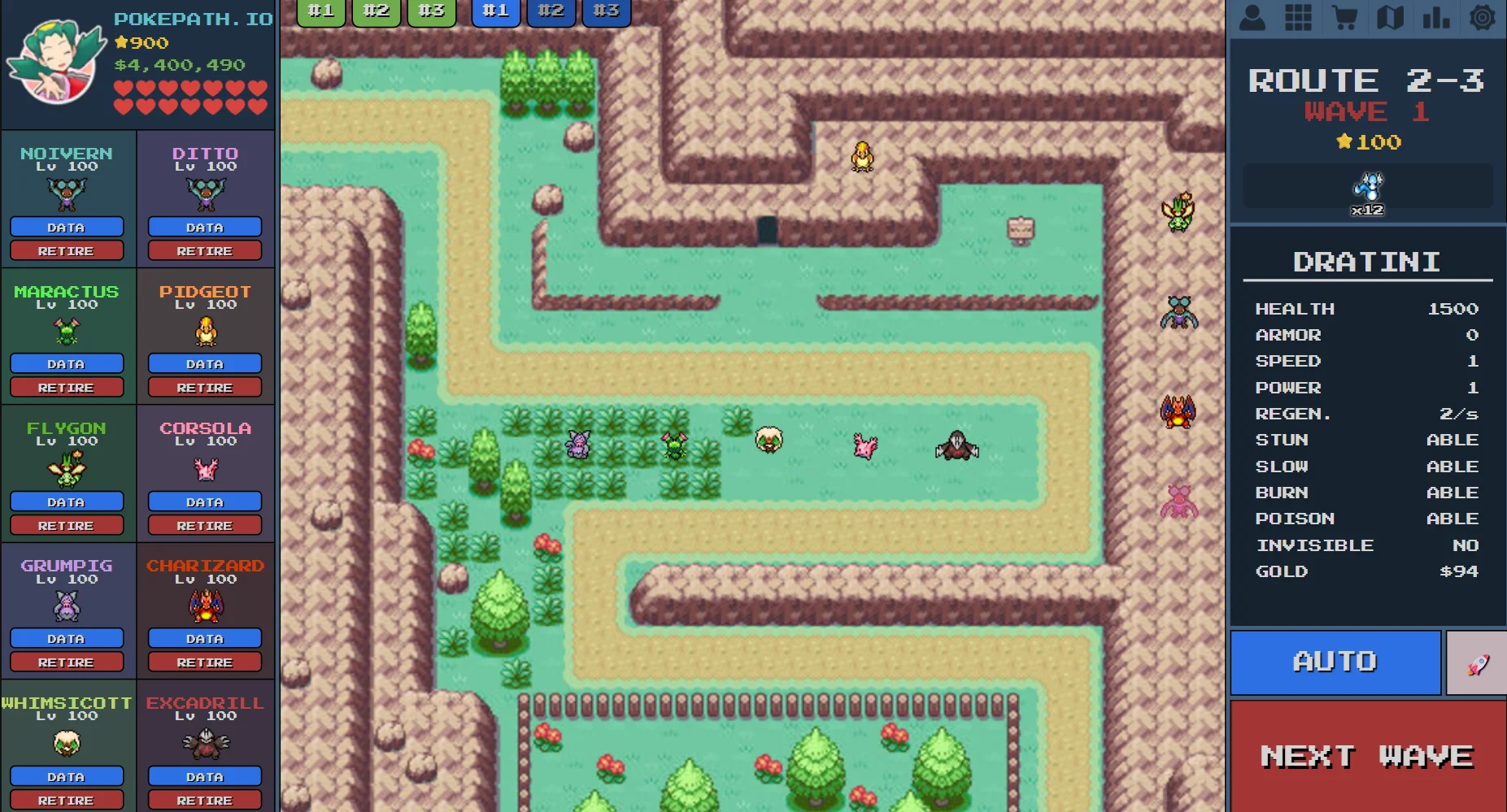 Route 2-3 No-Damage Team Before SUICUNE